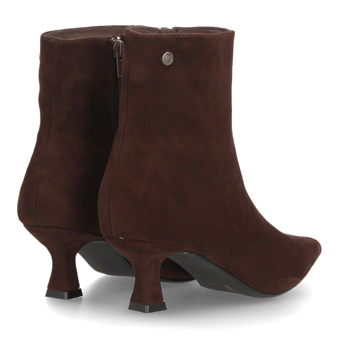 CLAUDIA – BOTINES EFECTO ANTE COLOR CAFÉ