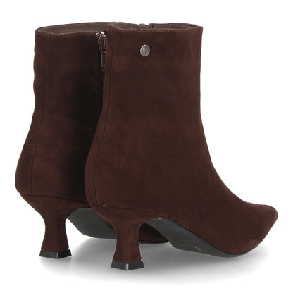 CLAUDIA – BOTINES EFECTO ANTE COLOR CAFÉ