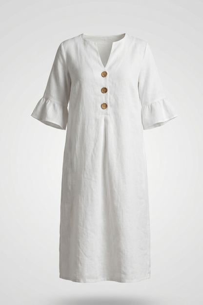 LUCÍA - VESTIDO DE ALGODÓN CON DETALLES