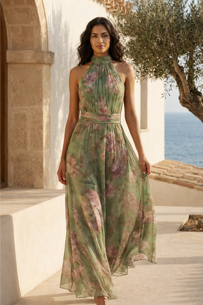 CAMILA - VESTIDO MAXI FLUIDO FLORAL