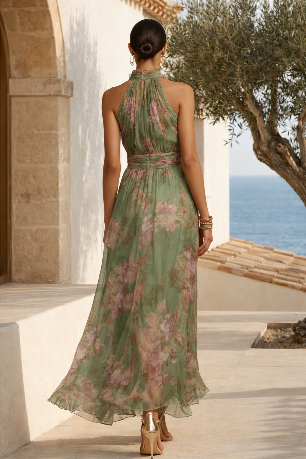 CAMILA - VESTIDO MAXI FLUIDO FLORAL