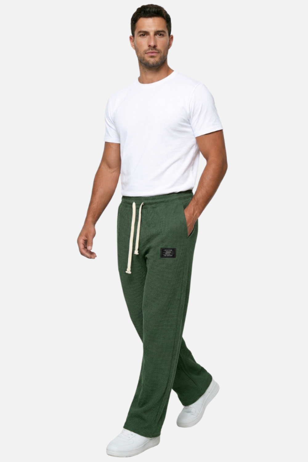 GERALD  - PANTALÓN CÓMODO CON CINTURA AJUSTABLE